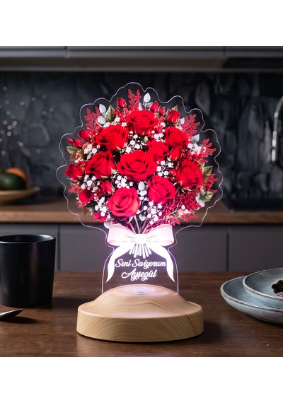 Kırmızı Güller Aşk Buketi Led Lamba Kişiye Özel Kadına, Eşe Ve Sevgiliye Romantik Hediye, Işıklı Solmayan Gül Çiçek Buketi Kırmızı Güller Buketi Kırmızı Güller Aşk Buketi Led Lamba Kişiye Özel Kadına, Eşe Ve Sevgiliye Romantik Hediye, Işıklı Solmayan Gül Çiçek Buketi Kırmızı Güller Buketi