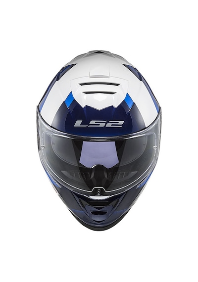 LS2 Storm Mcphee Replca Mavi - Beyaz Kask