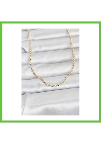Bezos Cm 14k Gold Renk Top Zincirli Model 60 Cm Kadın Kolye Dmc