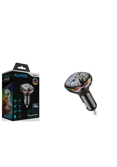 Auris Ars-c9 Bluetooth/usb Fm 20w 2usb+pd Rgb Fm Transmitter