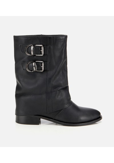 Hotiç Kadın Deri Siyah Tokalı Kırışık Görünümlü Kovboy/western Düz Bot 01boh315750a100 01boh315750a100 Siyah Hotiç Kadın Deri Siyah Tokalı Kırışık Görünümlü Kovboy/western Düz Bot 01boh315750a100 01boh315750a100 Siyah