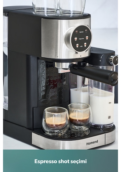Homend Coffeebreak 5015H Süt Köpürtücülü Otomatik Espresso Makinesi