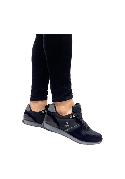 Erkek Günlük Casual Sneaker Ayakkabı Leona Siyah-füme-sıyah-fume Siyah - Füme