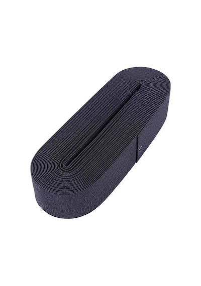 Çamaşır Don Etek Bel Paça Bebe Lastiği Yassı Yumuşak Bel Lastik 15 Metre Siyah-5 Cm