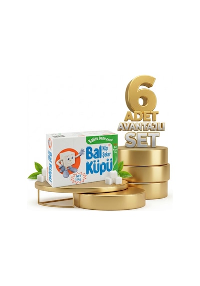 Balküpü Küp Şeker 6x1 Kg
