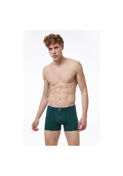 Malabadi Erkek Yeşil 5 Li Pamuk Elastan Boxer 5m074 Yeşil
