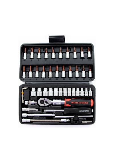 46 Parça 1/4" Lokma Takımı 4-14 Mm Profesyonel Set