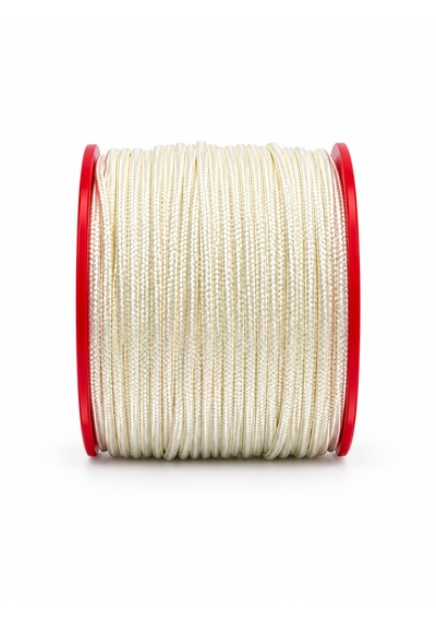 1.7 Mm Jaluzi, Stor Ve Katlamalı Perde İpi 50 Metre Polyester Krem