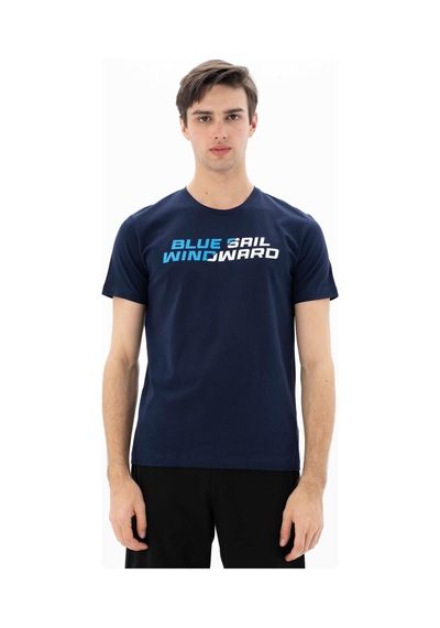 AR-MA Arma Erkek Slim Fit Bisiklet Yaka Tişört Y25344452401 Lacivert