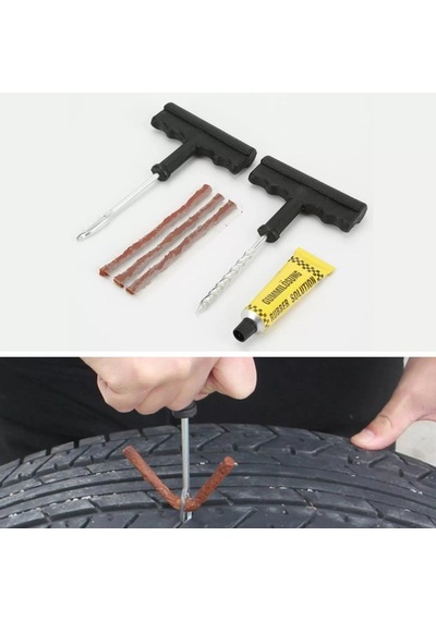 6 Parça Araba Motosiklet Otomobil Bisiklet Lastik Tamir Kiti Araç Bakım Seti 4915