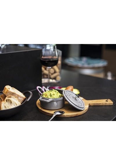Cocotte Indüksiyonlu Dökme Demir Kiraz Kırmızısı 10 Cm 13 X 10 X 7 Cm 1 Adet Çok Renkli