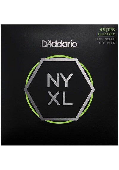 Bas Gitar Tel Seti, Nyxl Serisi, Long Scale, 5 Tel