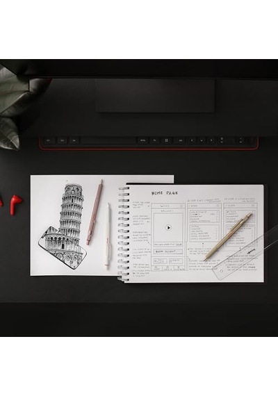 Rotring 600 İnci Beyaz Tükenmez Kalem Genel
