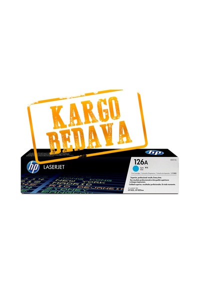 Hp 126A-Ce311A Mavi Toner 1.000 Sayfa