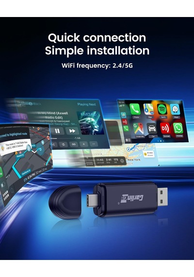 Carlinkit Oem Kablolu Carplay Ve Oem Kablolu Android Auto İçin Mini Se Pro Kablosuz Adaptör, İos 10 Ve Android 10 Ve 10"