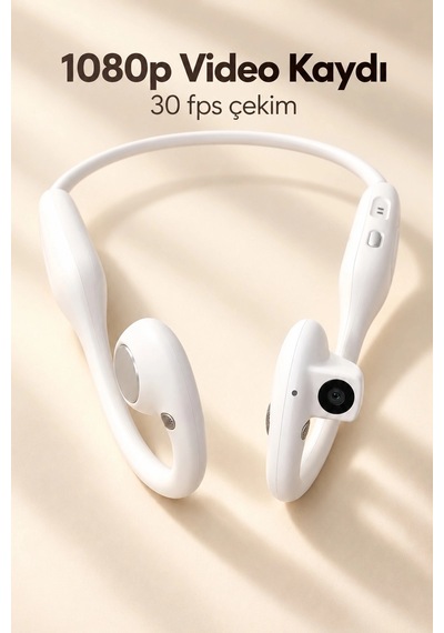 Video Kayıt Özellikli Bluetooth Kulaklık Sesli Asistan Destekli Najmaddin Belirtilmemiş