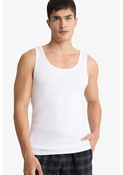 Defacto Slim Fit Dar Kesim Kaşkorse 2li Atlet C9607ax25wnbk81 Siyah-bk81