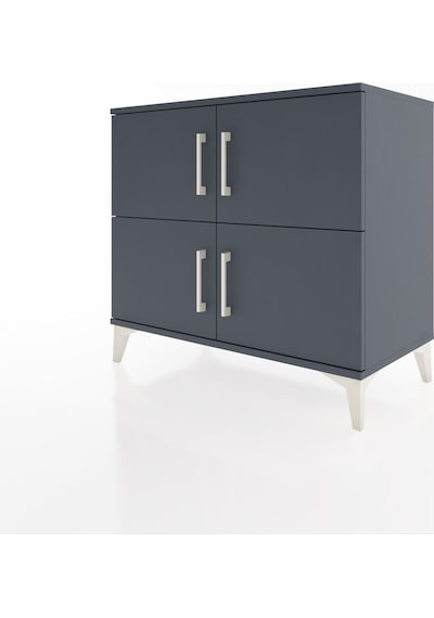 Hyperion Şifonyer Tek Raflı 4 Kapaklı 88x44x80 Antrasit-antrasit Antrasit Hyperion Şifonyer Tek Raflı 4 Kapaklı 88x44x80 Antrasit-antrasit Antrasit