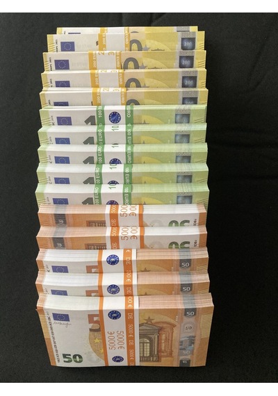 Yeni 1500 Adet Euro 50-100 Ve 200 Euro Geçersiz Eğlence Dizi Film