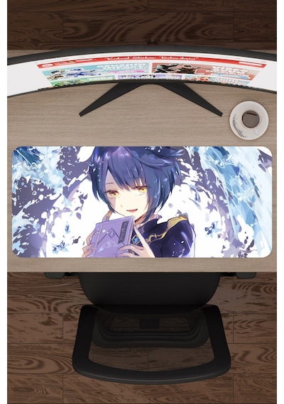 Xingqiu Genshin Impact Anime Oyuncu V5 - 70x30 Xl Gaming Mouse Pad Fare Altlığı