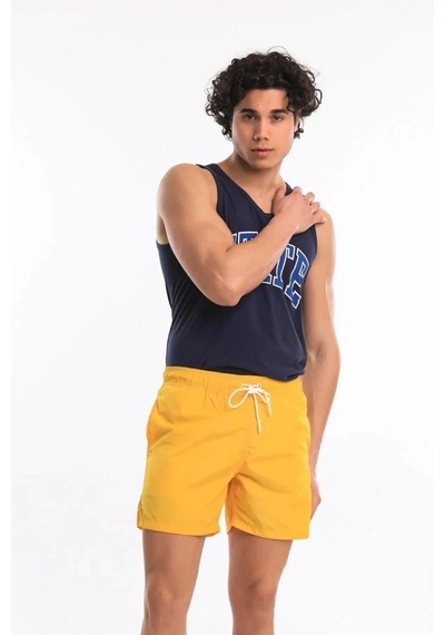 Superfly Swimshort Erkek Sarı Şort 21678-22 Siyah