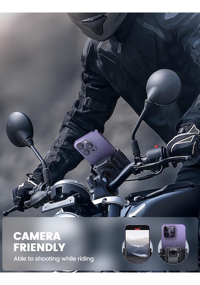 Lamicall Motosiklet Ve Bisiklet Telefon Tutucu Hizli Sök Tak Bp09b