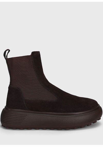 Lufian 122230048 Monıca Unisex Deri Bot Kahverengi