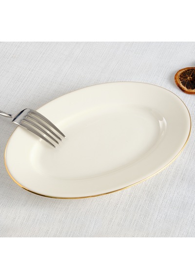 Aryıldız Hera Gold Kayık Tabak 20 Cm Renkli