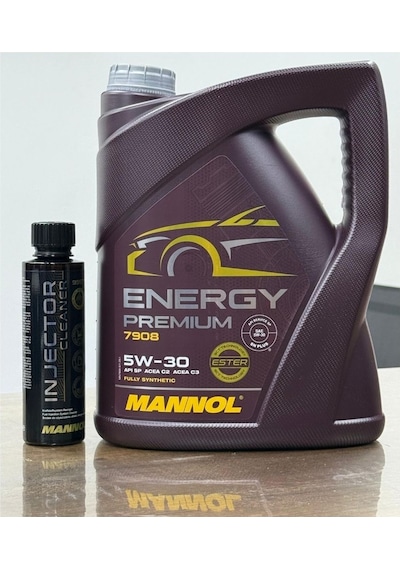Mannol 5W-30 Energy 7511 Motor Yağı Ve Injector Cleaner Benzin Enjektör Temizleyici Katkısı