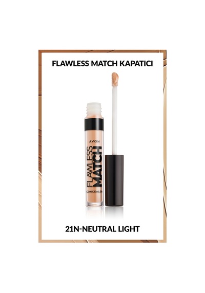 Avon Flawless Match Likit Kapatıcı 21N Neutral Light