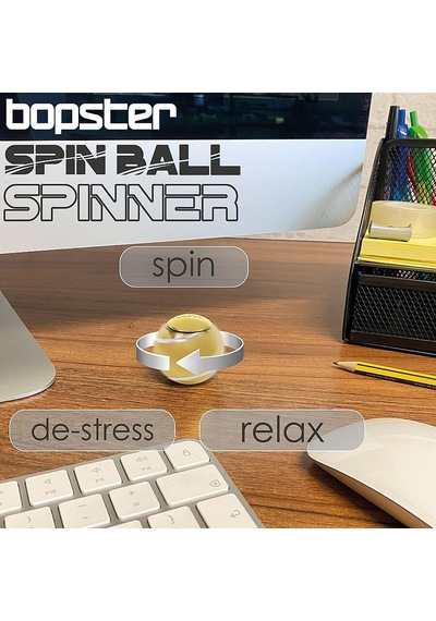 Bopster Spin Ball Spinner - Gold Sb004