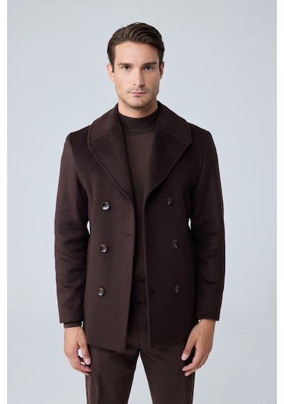 Danger Erkek Relaxed Fit Yün Kruvaze Kaşe Palto Kahverengi 4350dngr Danger Erkek Relaxed Fit Yün Kruvaze Kaşe Palto Kahverengi 4350dngr