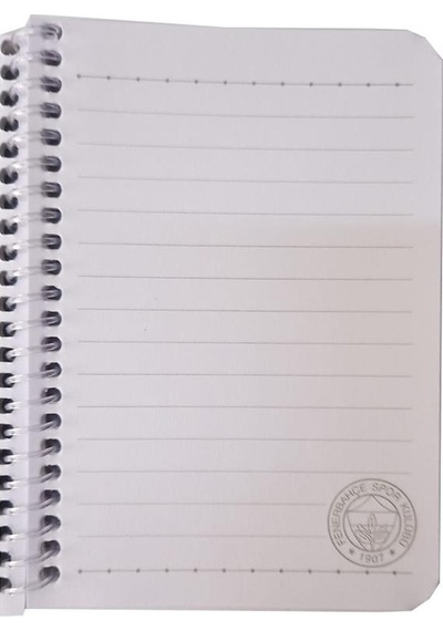 Not Defteri Bloknot Spralli 10x15 Cm Çizgili 80 Yaprak 1 Adet Lisanslı Orjinal Kanarya Not Defteri