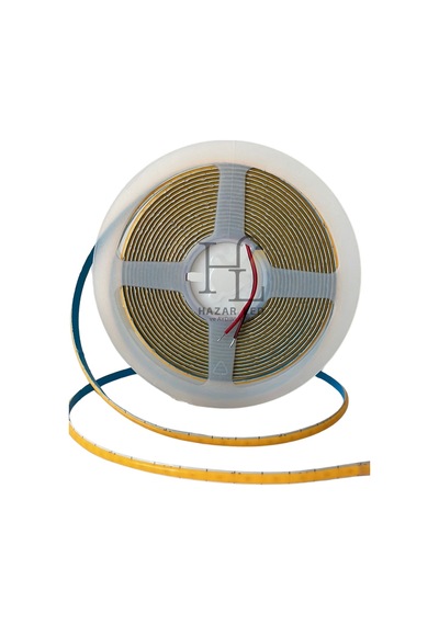 5 Volt 5mm 400 Ledli İnce Esnek Cob Şerit Led Gün Işığı 3000-3200k Ip20 5 Metre