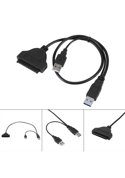 Alfais 4853 Usb 3.0 Sata Kablo Çevirici Dönüştürücü Hdd Hardisk Kablosu + Kutu