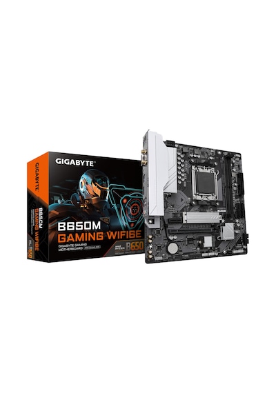 Gıgabyte B650m Gamıng Wıfı6e, Rev.1.2, 2xddr5, M.2, Hdmı, D-sub, Wi-fi 6e, Bluetooth V5.3, Am5 Soket Gamıng Anakart