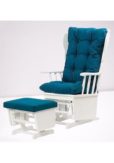 Sandalye Zus301 Model 90477 Mama Puflu Sallanan Ahşap Lake Beyaz Ayak El Yapım