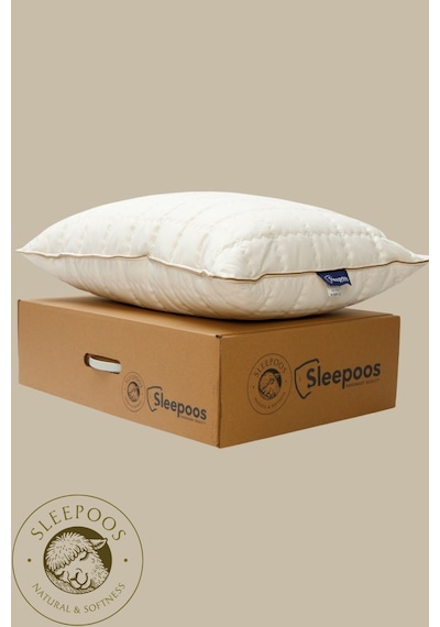 Sleepoos %100 Organik Yün Yastık 50 x 90
