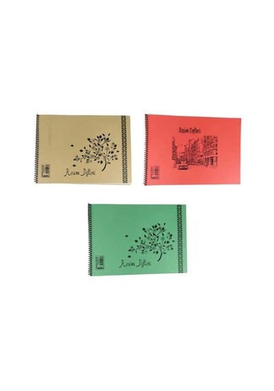 Defne Çok Amaçlı Resim Defteri 25 Yaprak 34 X 48 Cm