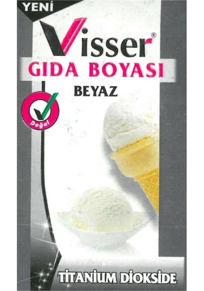 Visser Toz Gıda Boyası Beyaz 9 G