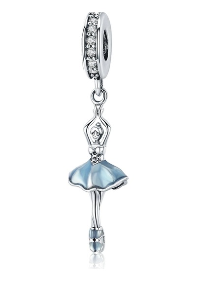Nur Silver Balerin Gümüş Charm Nur-bl12476