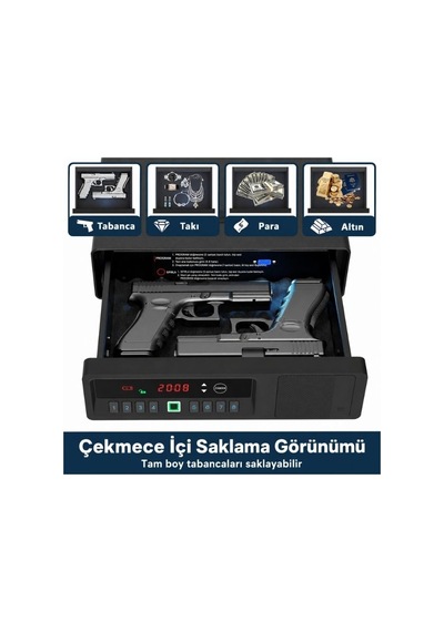 Zljuan Lt-108-f-x Biyometrik Taşıma Çantası Parmak İzi Okuyucu Güvenlik - 2 Adet Kapasite