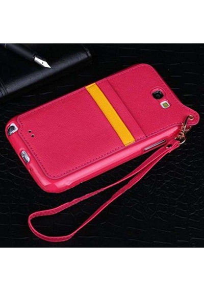 Samsung Uyumlu Galaxy Note 2 (N7100) Kilif Badi Kartlikli Arka Kapak Pem 225300670
