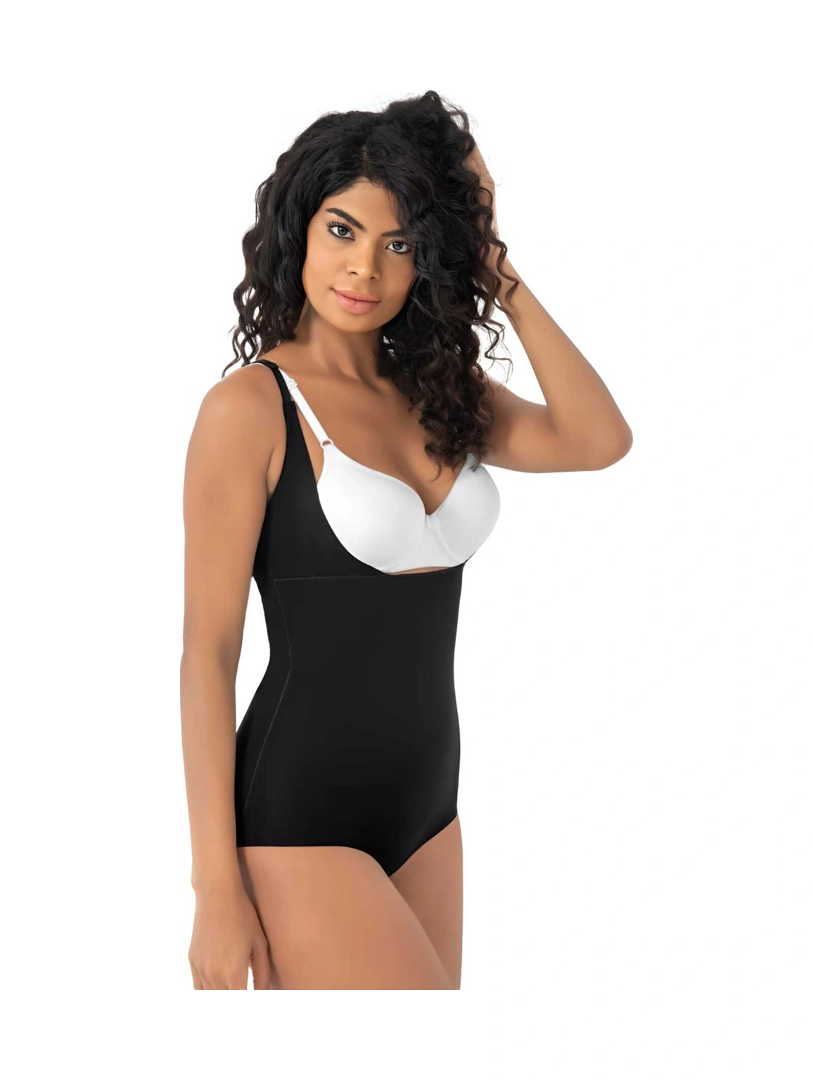 Tezzgelsin Kadın Lazer Kesim İz Yapmaz Göğüs Destekli Askılı Toparlayıcı Body Slip Korse 3'lü Set Siyah