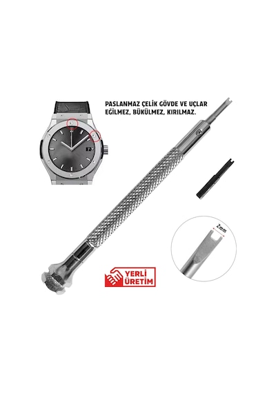 Hublot Tornavidası Saat Kayışı Kordon Sökme Çatal Pim Çıkarma Yılan Dili