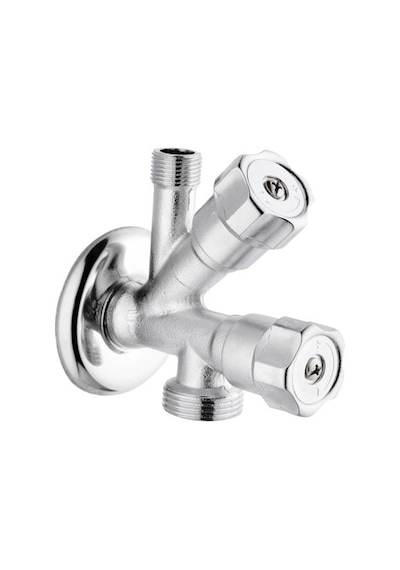 Seval Dual Taharet + Çamaşır Çatal Ara Musluk Krom