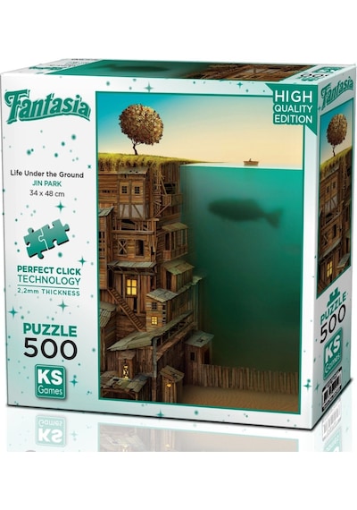 Ks Games 500 Parça Yerin Altındaki Yaşam Puzzle
