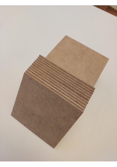3 Mm 10x10 Mdf Plaka 10 Adet - Hobi, Maket, Ahşap El Sanatları İçin Uygun 10 Lu Paket Genel