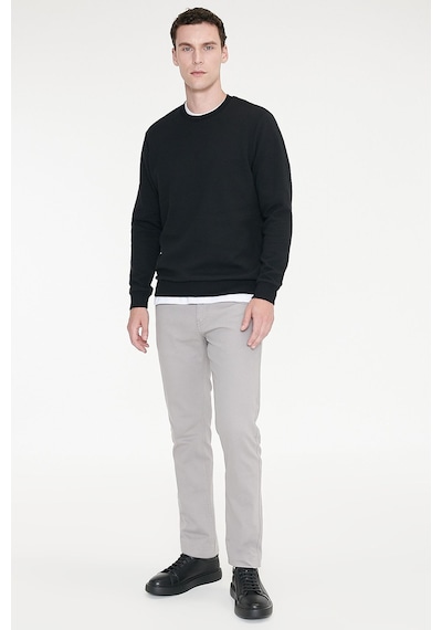Ac&Co / Altınyıldız Classics Erkek Sıyah 2 İplik Sıcak Tutan Standart Fit Normal Kesim Bisiklet Yaka Sweatshirt Sıyah Siyah Ac&Co / Altınyıldız Classics Erkek Sıyah 2 İplik Sıcak Tutan Standart Fit Normal Kesim Bisiklet Yaka Sweatshirt Sıyah Siyah