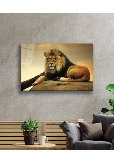 Aslan Cam Tablo 4mm Dayanıklı Temperli Cam91